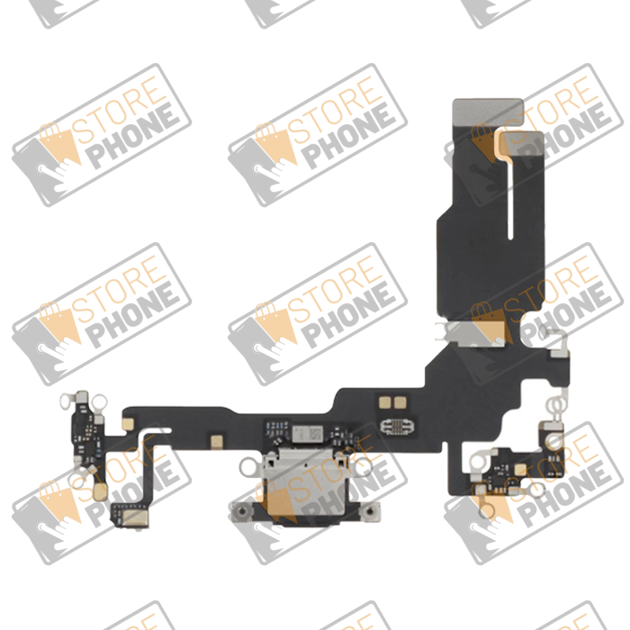 Connecteur De Charge Apple iPhone 15 Noir