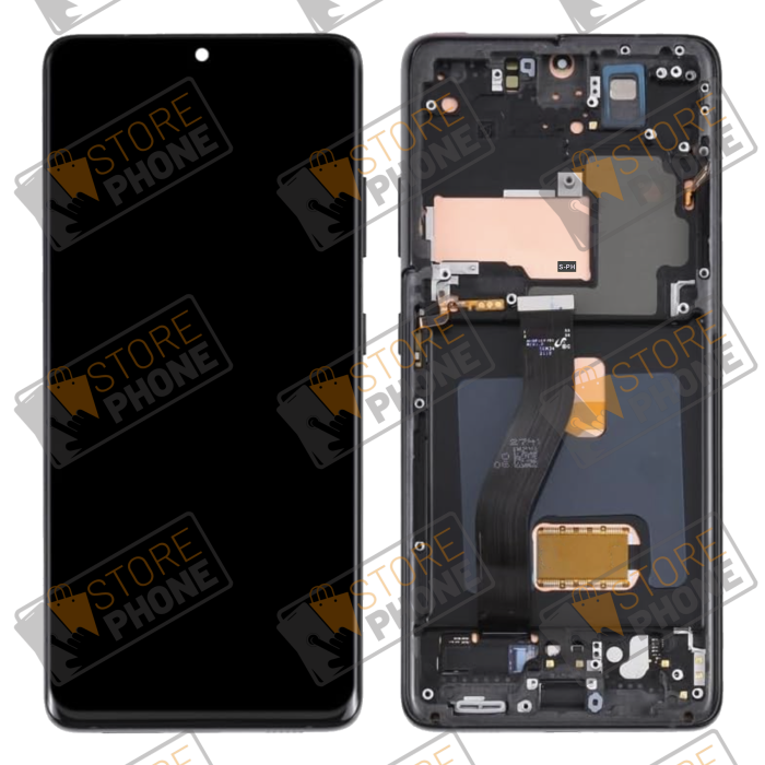 Ecran Complet OLED Samsung Galaxy S21 Ultra 5G SM-G998 Phantom Black - Afbeelding 1 van 1