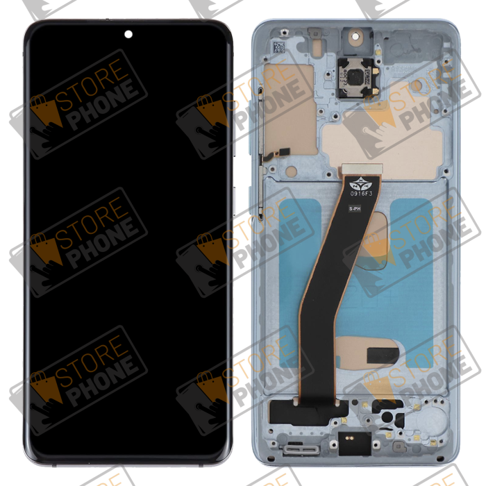 Ecran LCD Complet Samsung Galaxy S20 4G SM-G980 / S20 5G SM-G981 Bleu - Zdjęcie 1 z 1