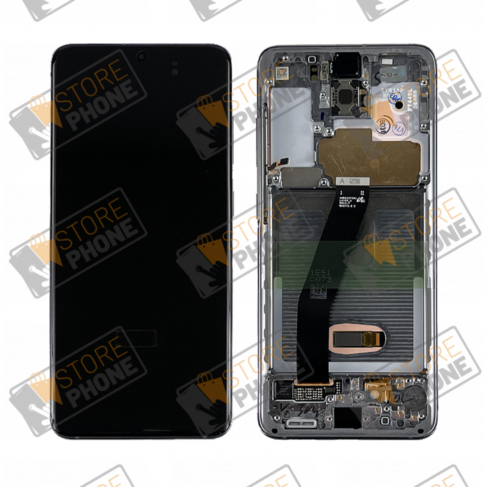 Ecran Complet In-Cell Samsung Galaxy S20 4G SM-G980 / S20 5G SM-G981 Gris