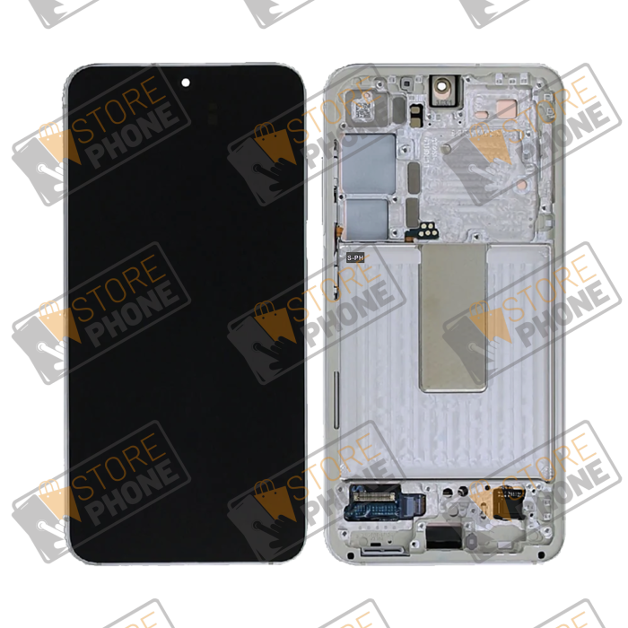 Ecran Complet In-Cell Samsung Galaxy S23 SM-S911 Crème