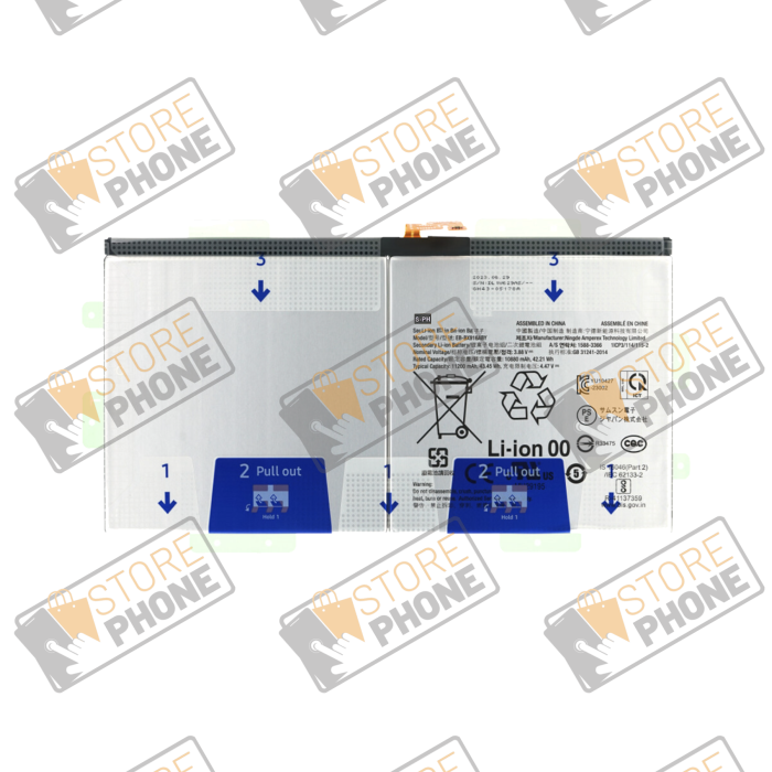 Batterie PREMIUM Samsung Galaxy Tab S9 Ultra SM-X910 SM-X916B SM-X918U