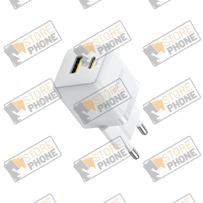 Chargeur Baseus Palm Fast Charger C+U 20W Blanc