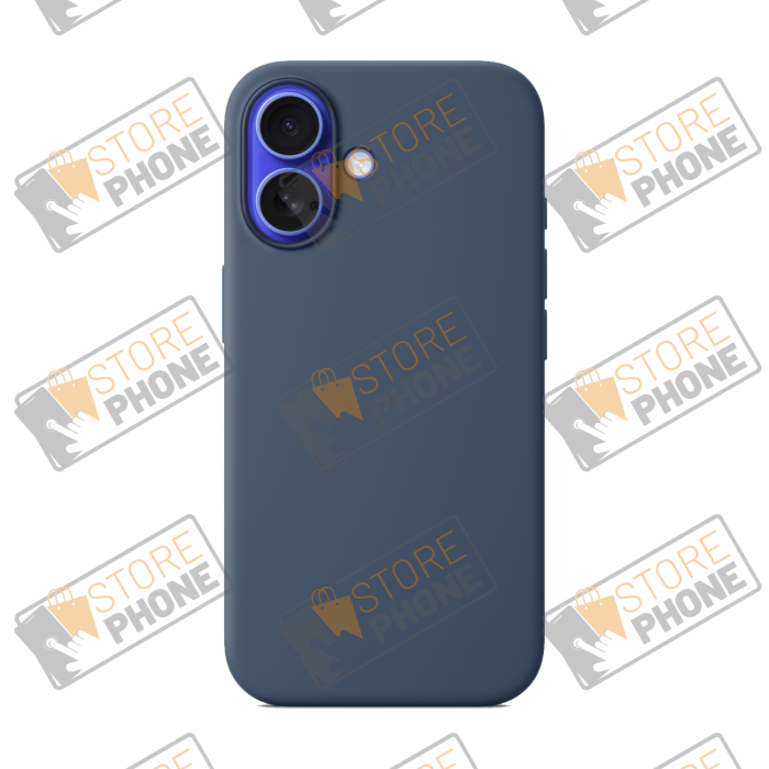 Coque Silicone MagSafe iPhone 16 Denim