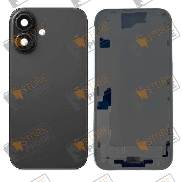 Châssis Arrière Nu Apple iPhone 16 Noir
