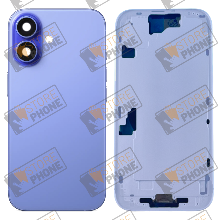 Châssis Arrière Nu Apple iPhone 16 Outremer