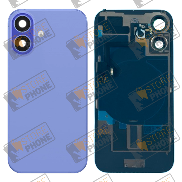 Vitre Arrière + Induction Apple iPhone 16 Outremer