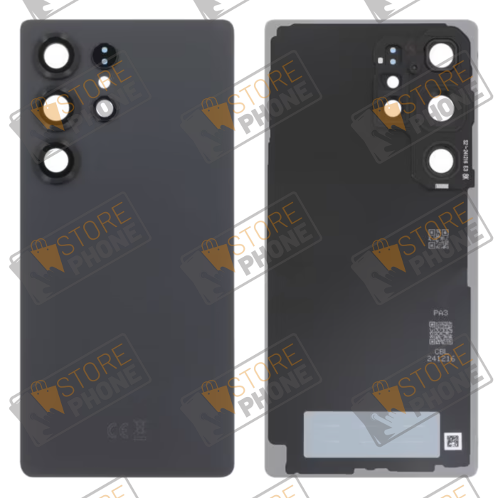 Cache Arrière Samsung Galaxy S25 Ultra SM-S938 Noir Absolu Titane
