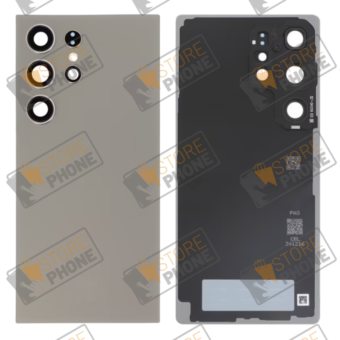 Cache Arrière Samsung Galaxy S25 Ultra SM-S938 Gris Titane