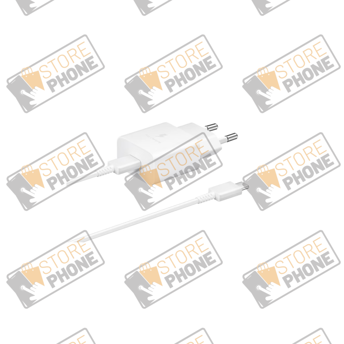 Chargeur Complet Samsung USB-C (15W) Blanc