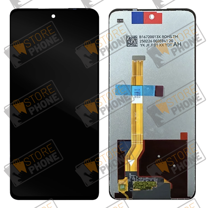 Ecran + Tactile Realme C75 4G / Realme C75 5G / Realme 14x 5G Noir
