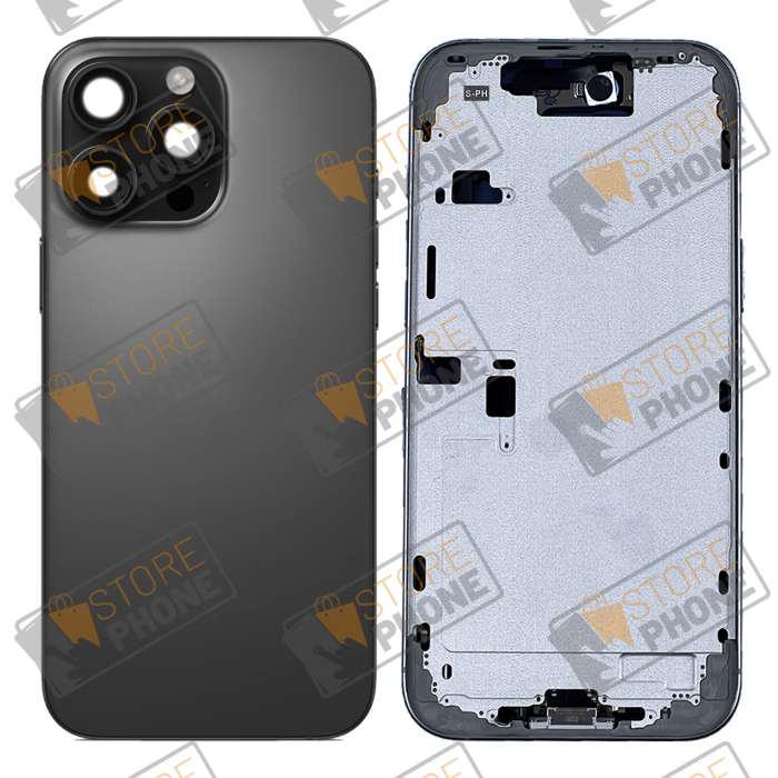 Châssis Arrière Complet Apple iPhone 16 Pro Titane Noir