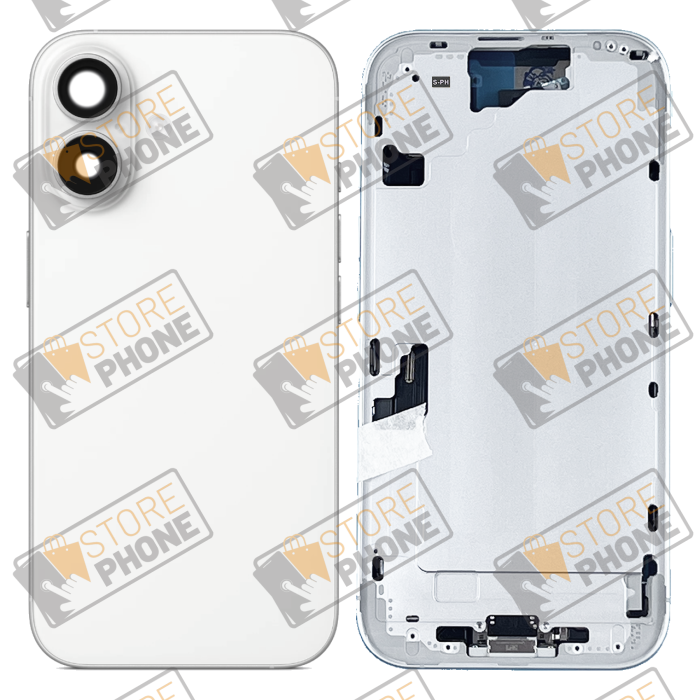 Châssis Arrière Complet Apple iPhone 16 Blanc
