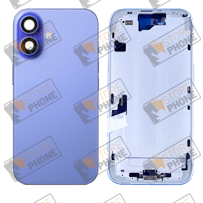 Châssis Arrière Complet Apple iPhone 16 Outremer