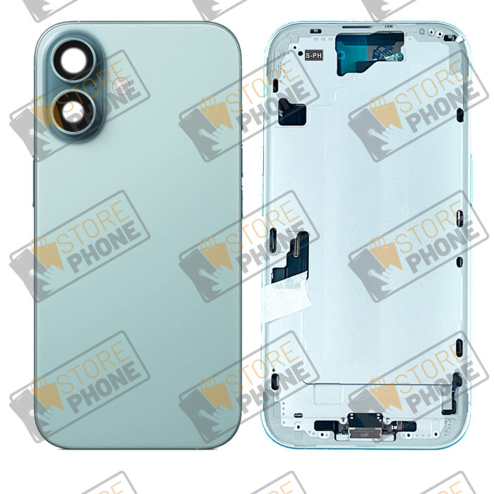 Châssis Arrière Complet Apple iPhone 16 Sarcelle
