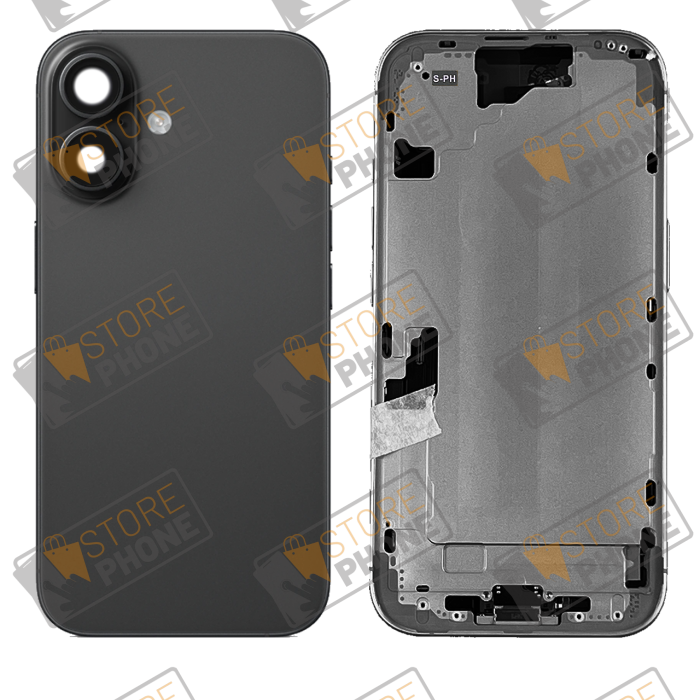Châssis Arrière Complet Apple iPhone 16 Noir