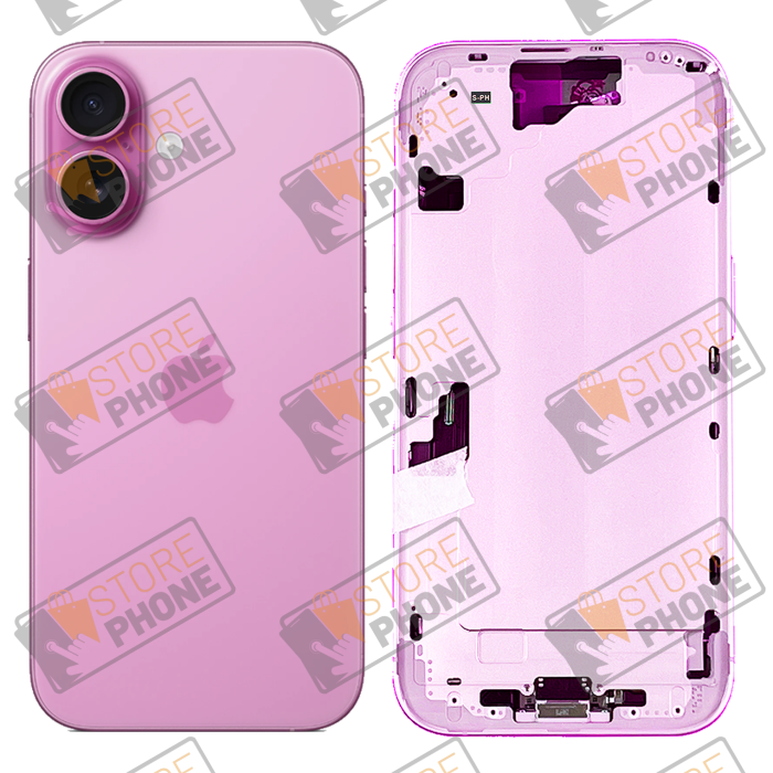 Châssis Arrière Complet Apple iPhone 16 Plus Rose
