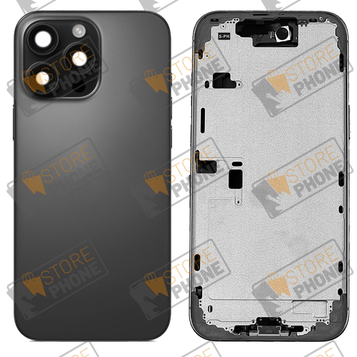 Châssis Arrière Complet Apple iPhone 16 Pro Max Titane Noir
