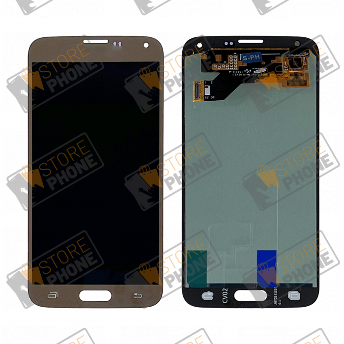 Ecran + Tactile OLED Samsung Galaxy S5 Neo SM-G903 Or