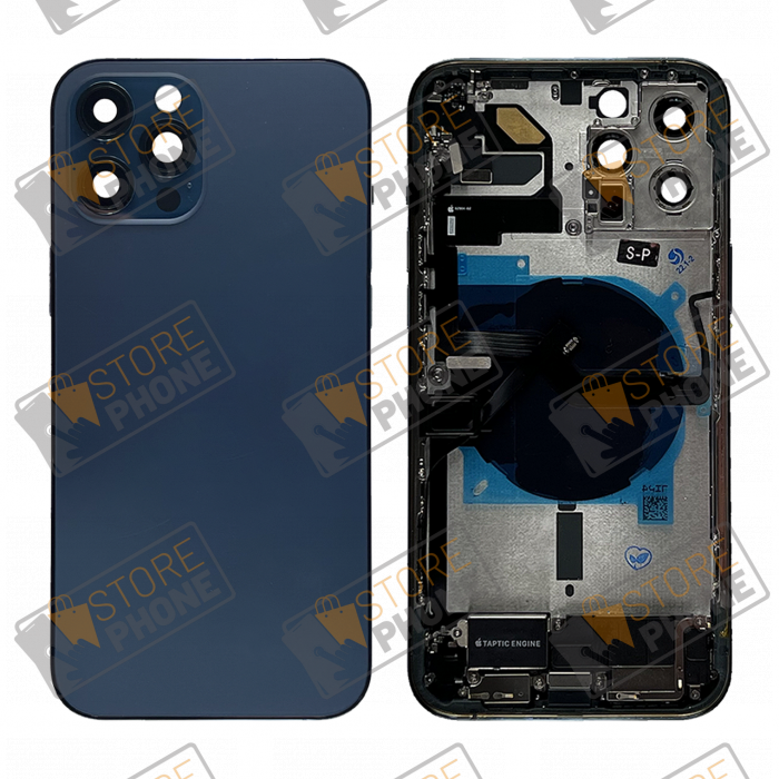 Chassis Arrière Complet Apple iPhone 12 Pro Max Bleu Pacifique