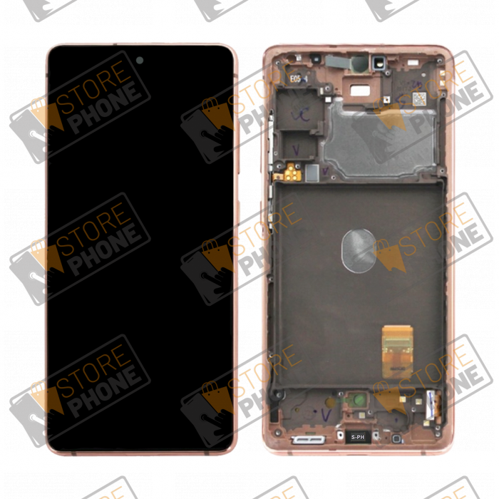 Ecran Complet Samsung Galaxy S20 FE 4G SM-G780 / S20 FE 5G SM-G781 Cloud Orange