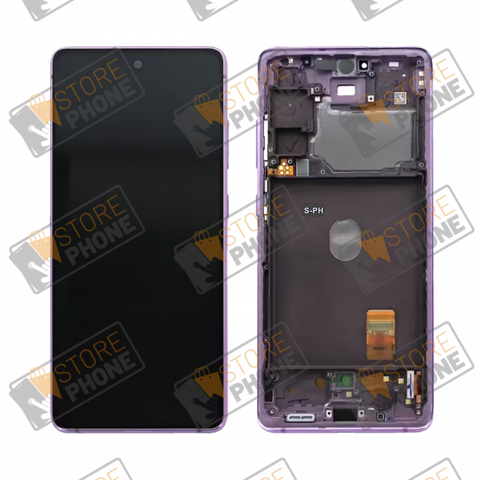 Ecran Complet Samsung Galaxy S20 FE 4G SM-G780 / S20 FE 5G SM-G781 Cloud Lavender