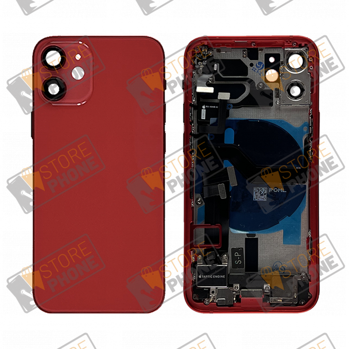 Chassis Arrière Complet Apple iPhone 12 Mini Rouge