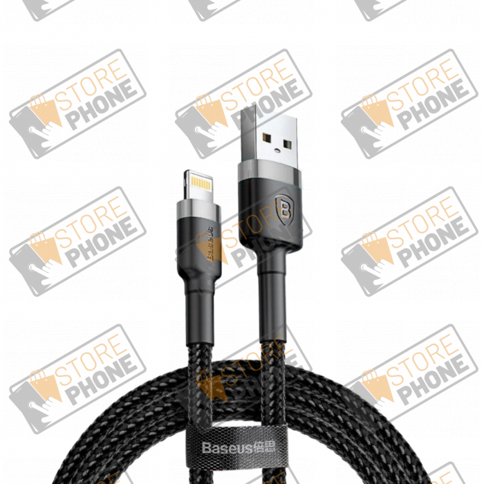Câble Baseus Cafule Lightning vers USB (1M) Gris