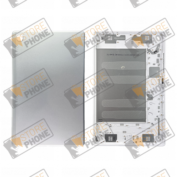 Coque Arrière Samsung Galaxy Tab A7 10.4 2020 SM-T500 SM-T505 Argent