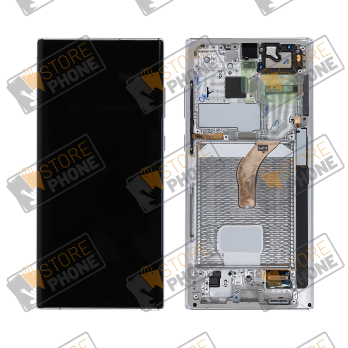 Ecran Complet Samsung Galaxy S22 Ultra 5G SM-S908 Blanc