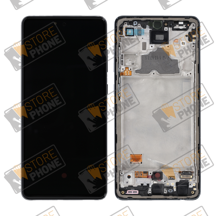 Ecran Complet Sans Batterie Samsung Galaxy A72 4G SM-A725 / A72 5G SM-A726 Awesome Black
