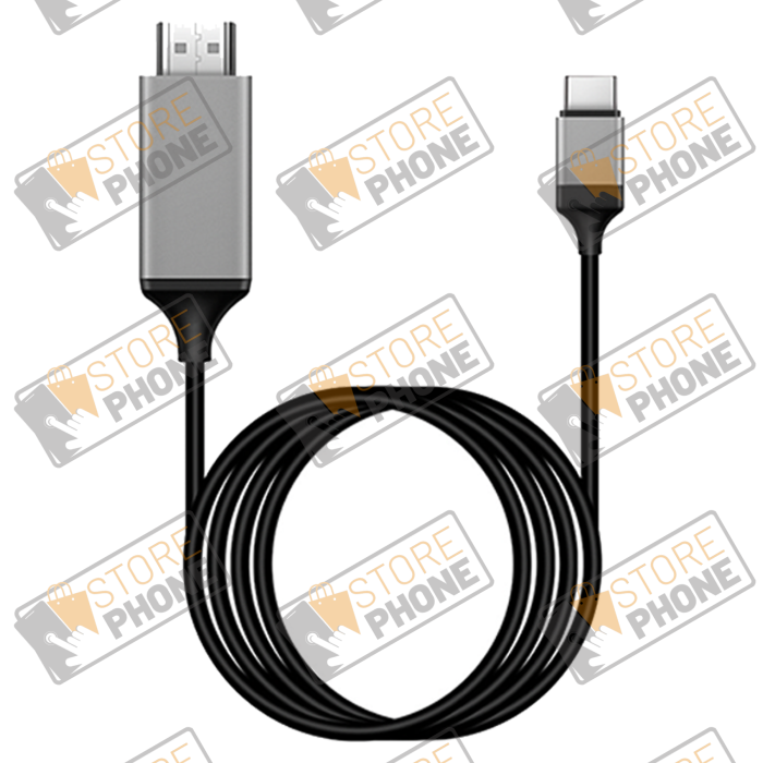 Câble USB-C vers HDMI 4K (2M) Noir