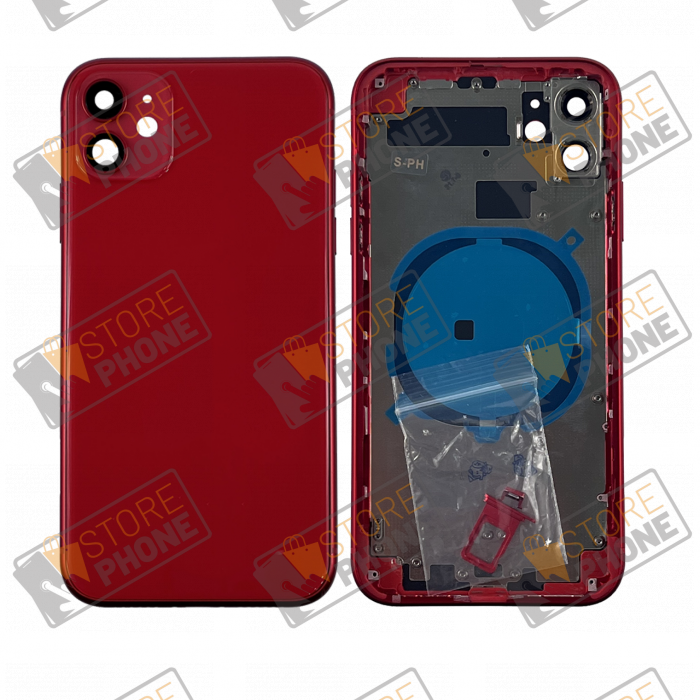 Apple iPhone 11 Red Nude Back Chassis - Picture 1 of 1