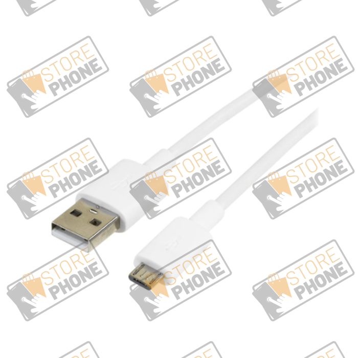 Câble Micro-USB vers USB (1M) Blanc