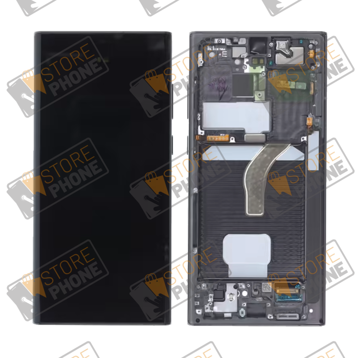 Ecran Complet Samsung Galaxy S22 Ultra 5G SM-S908 Noir