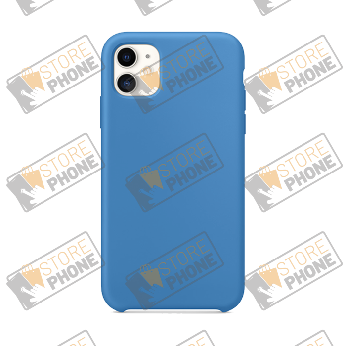 Coque Silicone iPhone 11 Bleu Surf