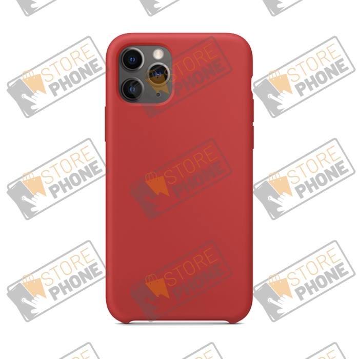 Coque Silicone iPhone 11 Pro Rouge
