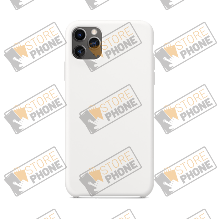 Coque Silicone iPhone 11 Pro Max Blanc