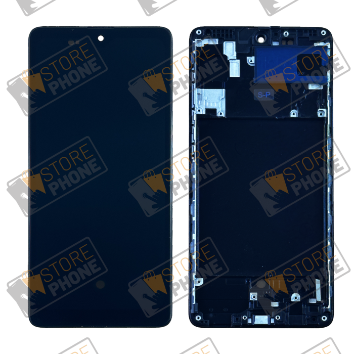 Ecran Complet SMALL OLED Samsung Galaxy A71 SM-A715 Noir