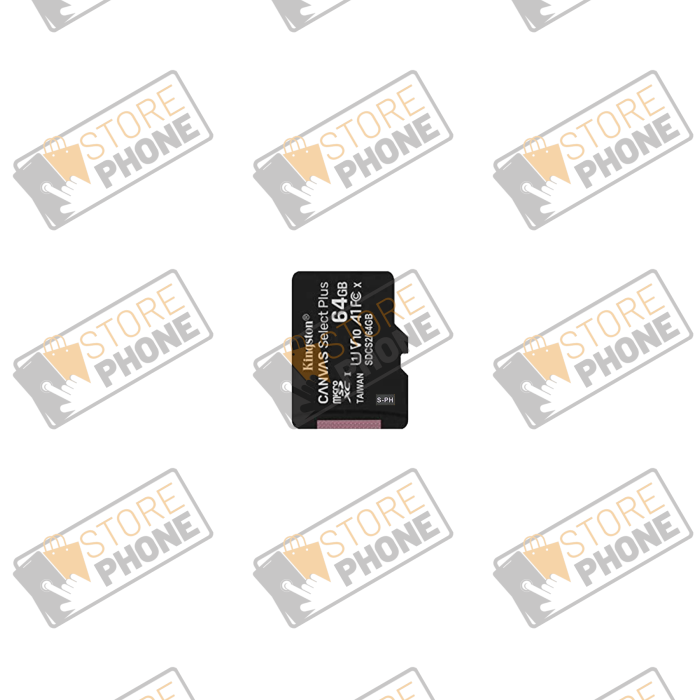 Carte Mémoire Kingston SDCS3/64GB Canvas Select Plus 100MB/S