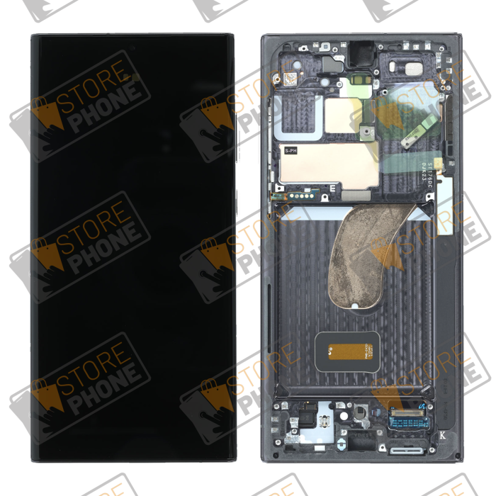 Ecran Complet Samsung Galaxy S23 Ultra SM-S918 Noir