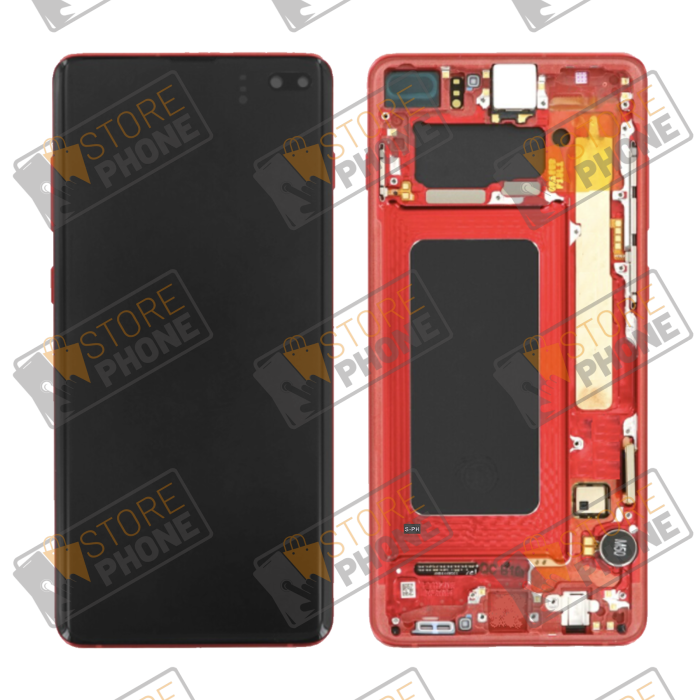 Ecran Complet Samsung Galaxy S10 Plus SM-G975 Rouge