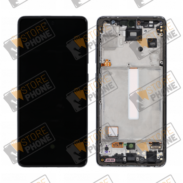 Ecran Complet BIG OLED Samsung Galaxy A52 4G SM-A525 / A52 5G SM-A526 / A52s 5G SM-A528 Noir