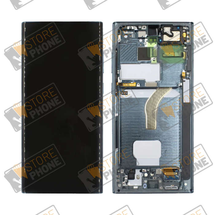 Ecran Complet Samsung Galaxy S22 Ultra 5G SM-S908 Vert