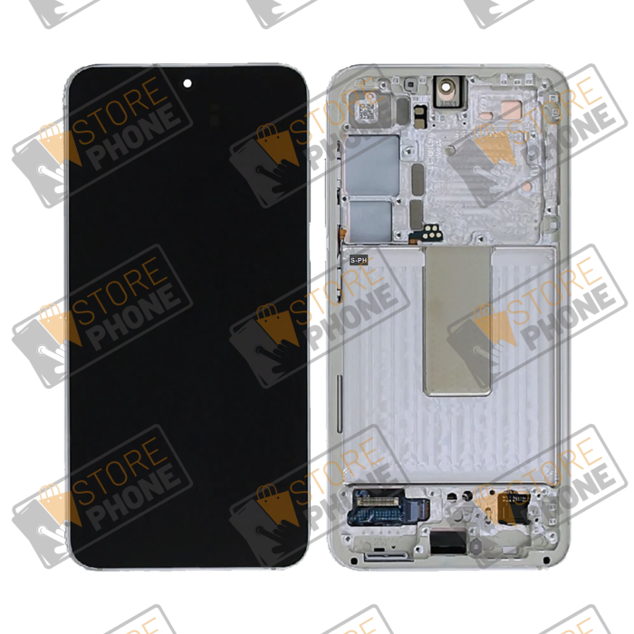 Ecran Complet Samsung Galaxy S23 SM-S911 Crème