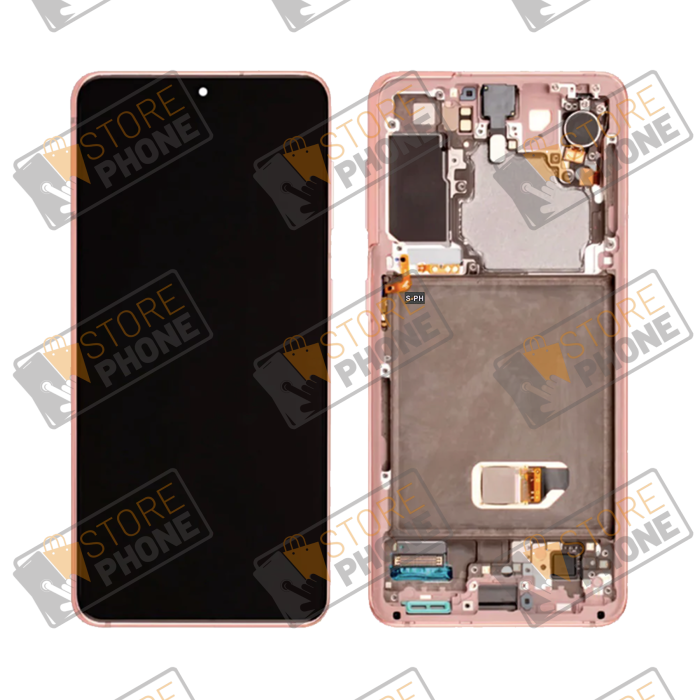 Ecran Complet Sans Batterie Samsung Galaxy S21 5G SM-G991 Phantom Pink