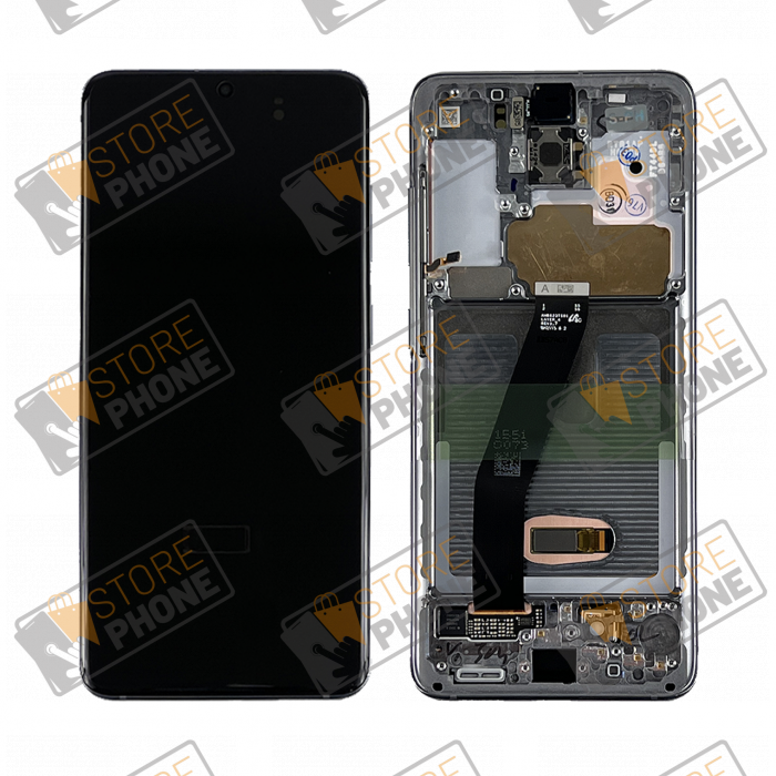 Ecran Complet OLED Samsung Galaxy S20 4G SM-G980 / S20 5G SM-G981 Gris
