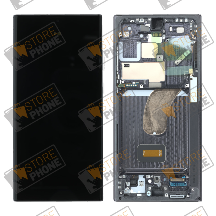 Ecran Complet OLED Samsung Galaxy S23 Ultra SM-S918 Noir - Zdjęcie 1 z 1