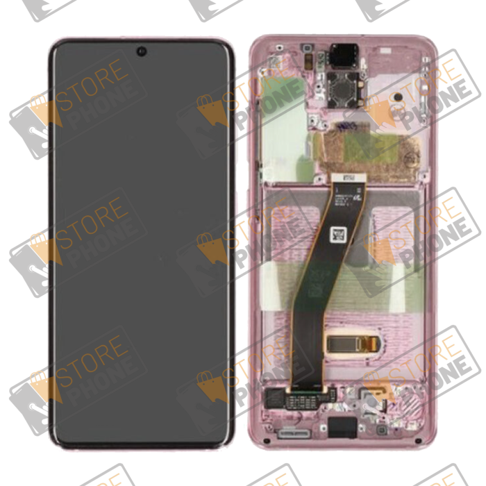 Ecran Complet Samsung Galaxy S20 4G SM-G980 / S20 5G SM-G981 Rose