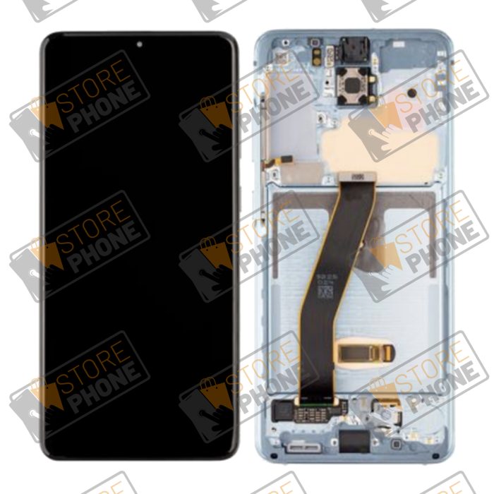 Ecran Complet Samsung Galaxy S20 4G SM-G980 / S20 5G SM-G981 Bleu